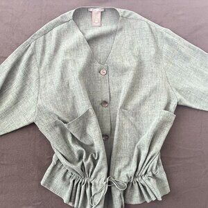 Crea Concept Hunter Green Blouse – Size 40 (US Large)